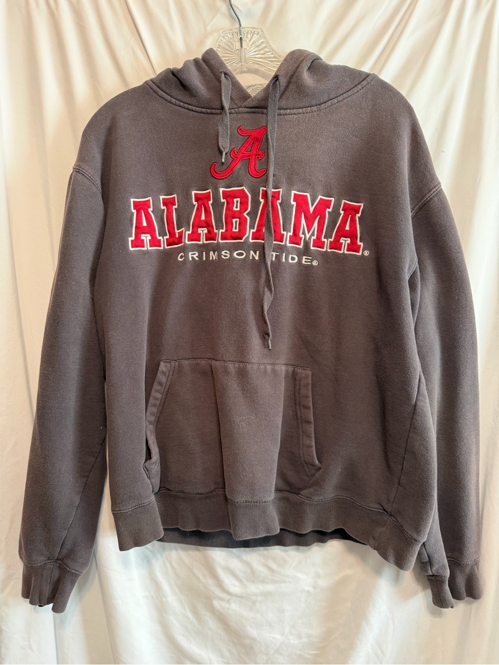 Crimson Tide Gray Hoodie Sweatshirt